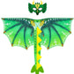 D.Q.Z Toddlers Dragon-Wings Costume For Kids Dinosaur Toys Gifts For 4 Years Old Boys Girls Birthday Dress Up Party (Green)