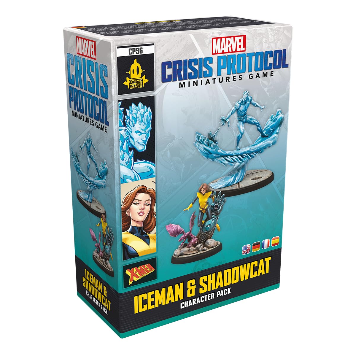 Marvel: Crisis Protocol Iceman & Shadowcat Character Pack  XMen Miniatures with New Team Tactics! Tabletop Superhero Game, Age