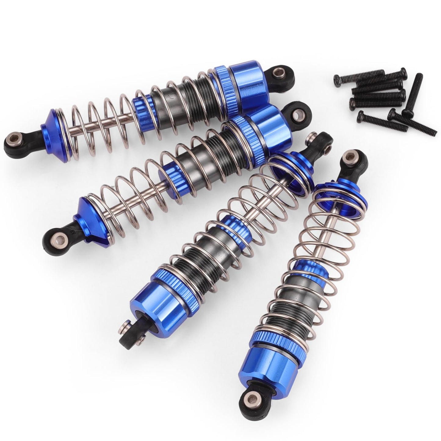 HAIBOXING 1/12TH Scale RC CarS Spare Parts Aluminum Oil Filled Shocks 4pcs,Brushless Control truck replacement parts Apply to 29