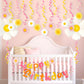 Sunbeauty Flower Daisy Birthday Party Decorations Groovy Party Decorations Boho Happy Birthday Party Decorations Daisy Hanging S