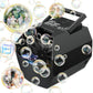 Theefun Bubble Machine: 500Ml Automatic Bubble Blower For Kids And Toddlers, Portable Bubble Maker Operated By Plug-In Or Batteries Bubble Machines For Parties Weddings Birthday Outdoor And Indoor