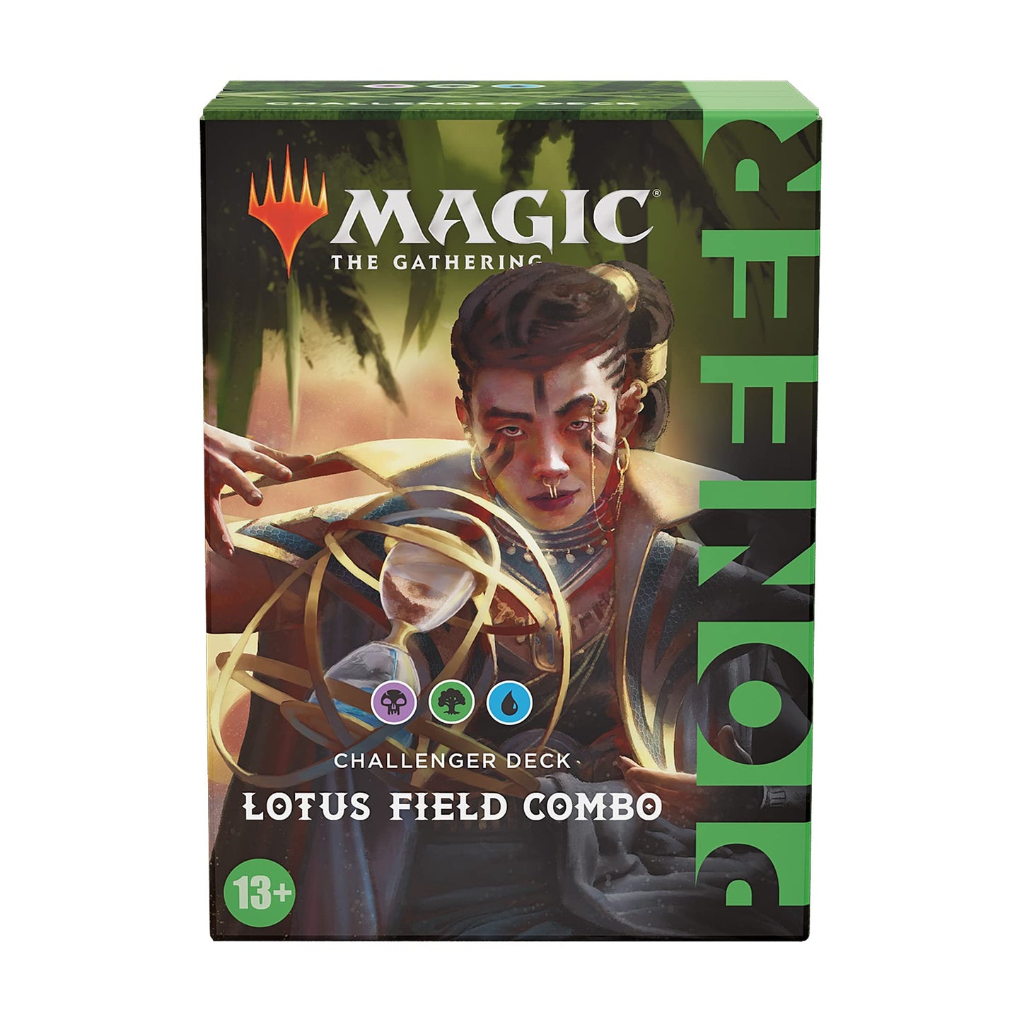 Magic: The Gathering Pioneer Challenger Deck 2021 – Lotus Field Combo (Black-Green-Blue), 13+ Years