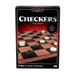 Pressman enhanced Classics: Checkers | Full-Size Folding Gameboard with Wooden Playing Pieces | 2 Players  Ages 8+