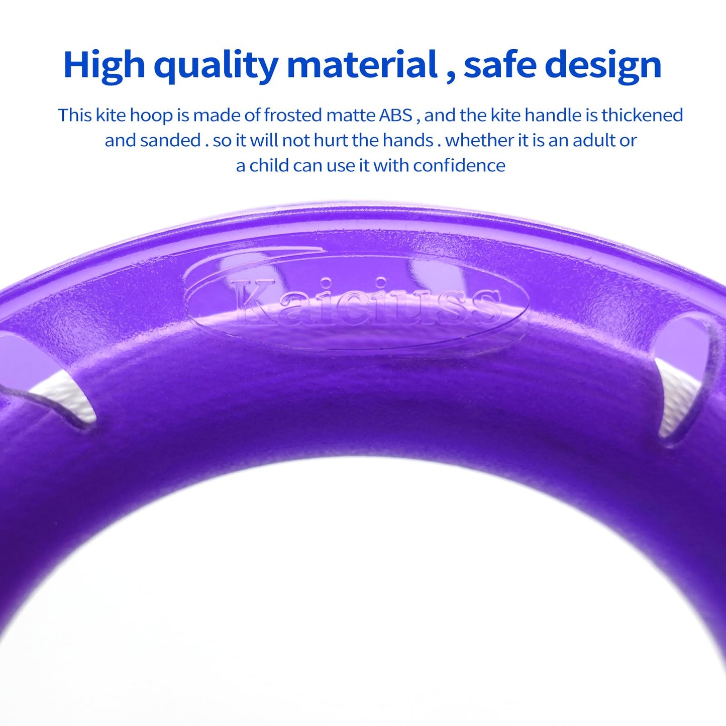 Kaiciuss 3 Pack Kite String Hoop For Kids, Kite Spool Set For Boys & Girls, Kite Handle Kit With 300 Feet Line For Each Kite Ree