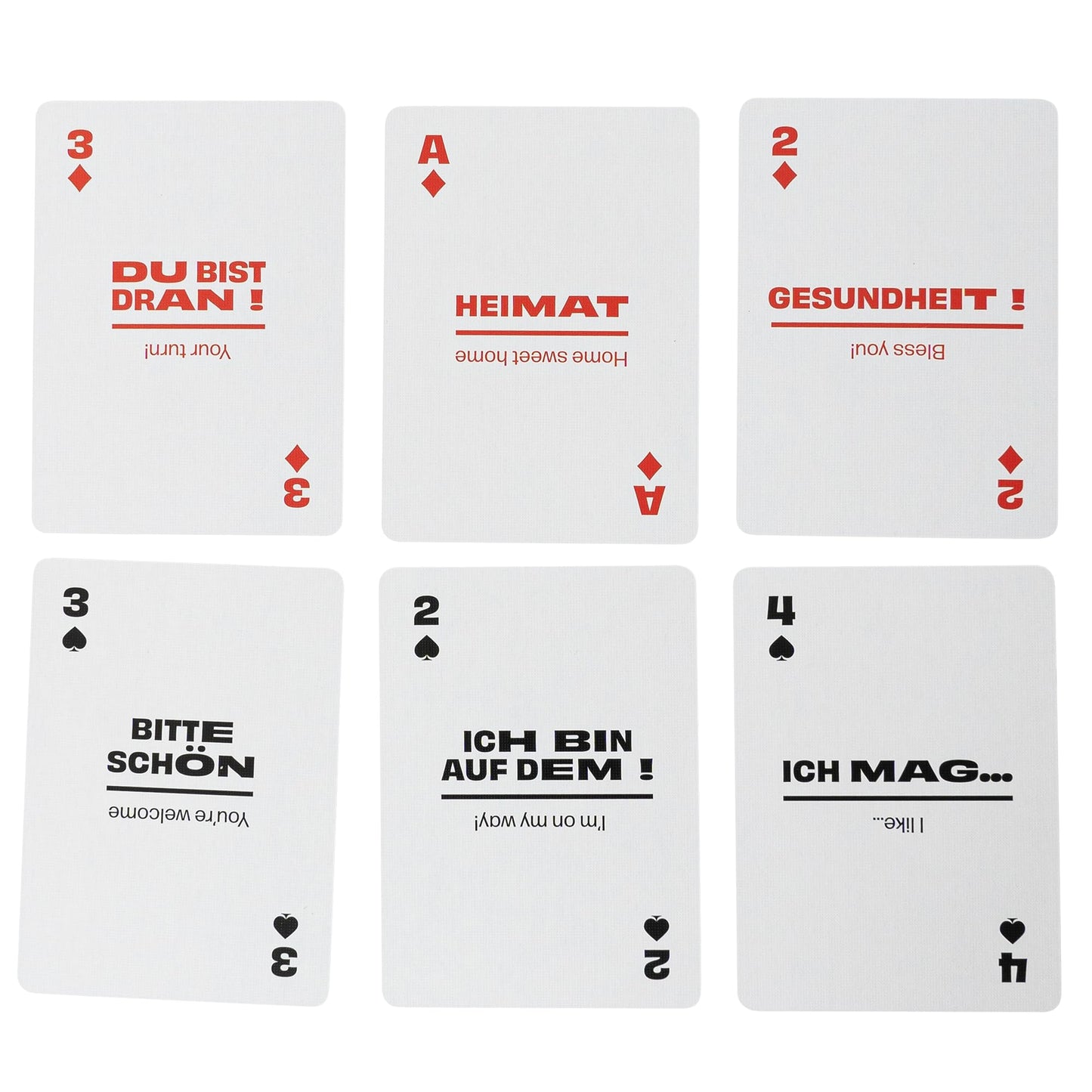 Lingo German Playing Cards In Wayfarer Tin Box | Travel Flashcards | Learn German Vocabulary In A Fun & Easy Way | 52 Essential Translations