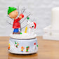 Charlie Brown And Snoopy Snowy White Glitter 7 X 5 Resin Holiday Musical Figurine