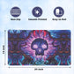 Mtgpro Playmat For Mtg 24X14 Inches,Playmat For Magic The Gathering With Non-Slip Rubber Base And Stitched Edges, Includes Stora