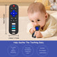 ROBBEAR Baby Teething Toys, Food Grade Silicone Teether for Babies 3 6 12 18 Months, TV Remote Shape Toddlers Chew Toys, Freezer