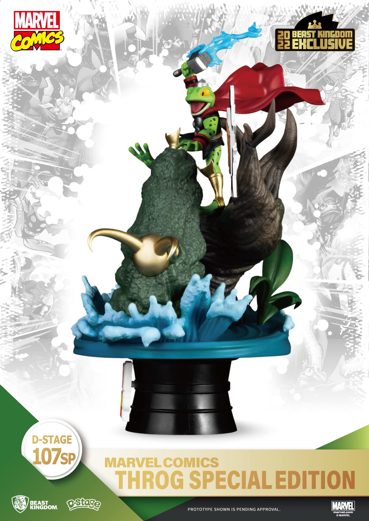 Marvel Comics: Throg DS-107SP SDCC limited availability D-Stage Statue