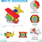 Dollibu Bi Plane Bath Buddy Squirter - Floating Bi-Plane Rubber Bath Toy, Fun Water Squirting Bathtime Play For Toddlers, Cute Airplane Transport Toy For The Bathtub