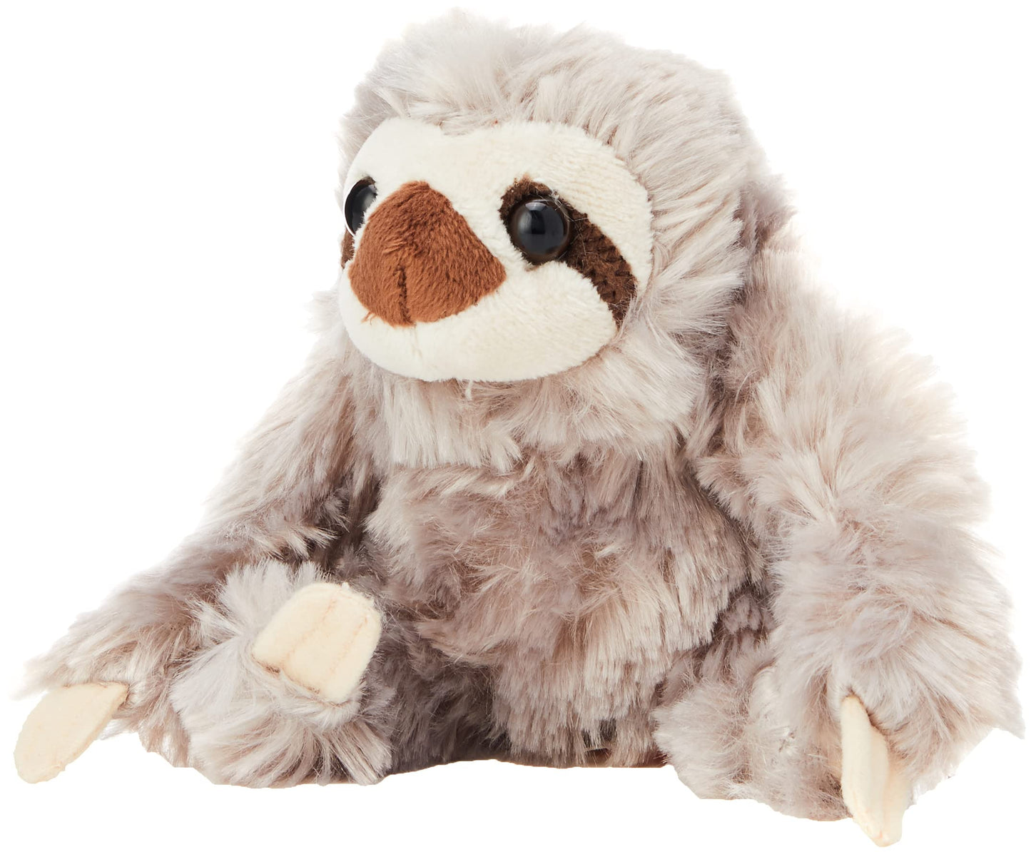WILD REPUBLIC Sloth Stuffed Animal, 5 inches, Plush Toy Made from Recycled Materials, Model 21193