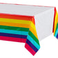 American Greetings Rainbow Party Supplies, Plastic Table Covers (3-Count)