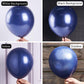 Partywoo Nile Blue Balloons, 110 Pcs 22 Inch Star Balloons And Dark Blue Balloons Different Sizes Pack Of 18 Inch 12 Inch 10 Inch 5 Inch For Balloon Garland Balloon Arch As Birthday Party Decorations