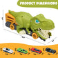 Awulo Dinosaur Car Swallowing Toy - Dinosaur Truck & 6 Mini Alloy Cars 6 Small Dino Eggs, Dinosaurs for Toddlers 1-3 Boys