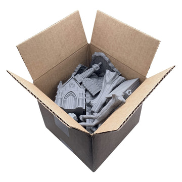 Endertoys Terrain Value Box, 3D Printed Tabletop Rpg Scenery And Wargame Terrain For 28Mm Miniatures, 7X7X7 Inch (Pack Of 1)