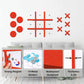Magnetic Tic Tac Toe Wall-Mount Game,Game Room Decor,Hallway Decor,Playroom Decor,Modern Wall Decals For Kids Room,Classroom&Off