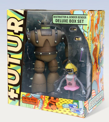 Toynami Futurama Destructor Vs. Gender Bender Figure Box Set (Limited Edition)
