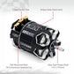 Surpass Hobby Rocket 540-V6M-sensored 21.5T KV Brushless Motor Light-Weight SPEC for 1/10 Scale RC Racing Car (shaft 5.0, 21.5T