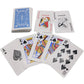 Zugar Land Economy Playing Cards 4 Decks (2 Red And 2 Blue Decks) 2.3/8 Inches By 3.3/8 Inches (55Mm X 86Mm) Plastic Coated. Great For Poker, Blackjack, Bridge And More. (4 Decks)