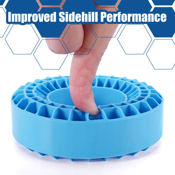INJORA Silicone Rubber Foam Inserts for 132-134mm (5.25 OD) 2.2 Tires - 4PCS, Blue
