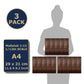 3 Sheets Self-Adhesive Wall Cladding For Dollhouse 1:12 Scale (Wood Paneled Wall (Mahogany))