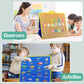 large Felt Flannel Board 22.8*19.7 In,Felt Story learning Board for Toddlers,Classroom,Preschool,Kiddie Corner, Interactive,Fold