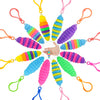 12 Pcs Sensory Slug Toys, Articulated Stretch Caterpillar Toy, Anxiety Relief Fidget Slug Toy, Novelty Party Favors For Kids.