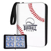 Bebomne Baseball Card Binder Holder 480 Pockets with 60 Removable Sleeves  Portable Sports Trading Cards Binder Album Collector Organizer Protectors with Zipper Waterproof