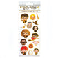 Playhouse Harry Potter Chibi Characters Shiny Foil Enamel Effect Sticker Sheet - 1 Pack