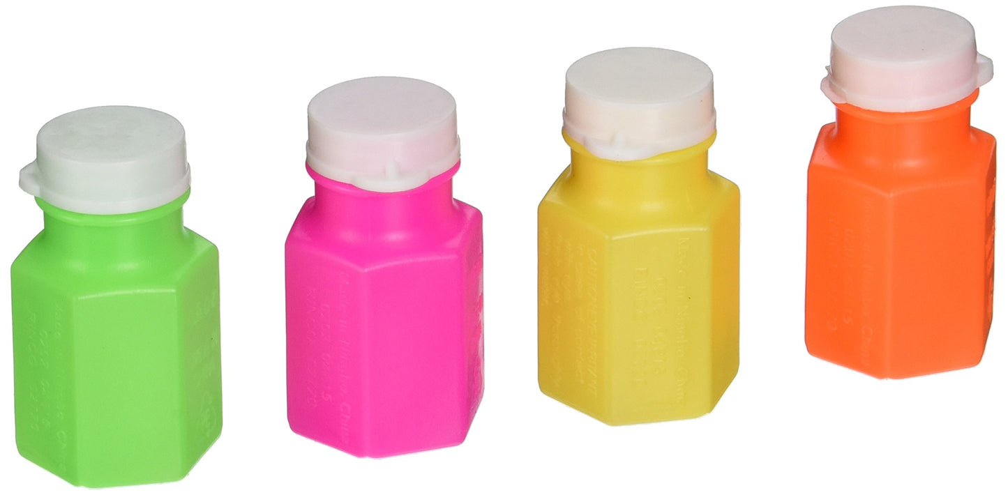 Rhode Island Novelty Bubbles - 0.6 oz, Plastic, Assorted Colors, Model RN BUMAKE6, 24 per Unit