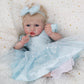 Wooroy Realistic Reborn Baby Dolls Girl - 20-Inch Lifelike Baby Doll With Blonde Hair And Soft Cloth Body Cute Real Life Newborn Baby Dolls Birthday Gift For Kids Age 3+