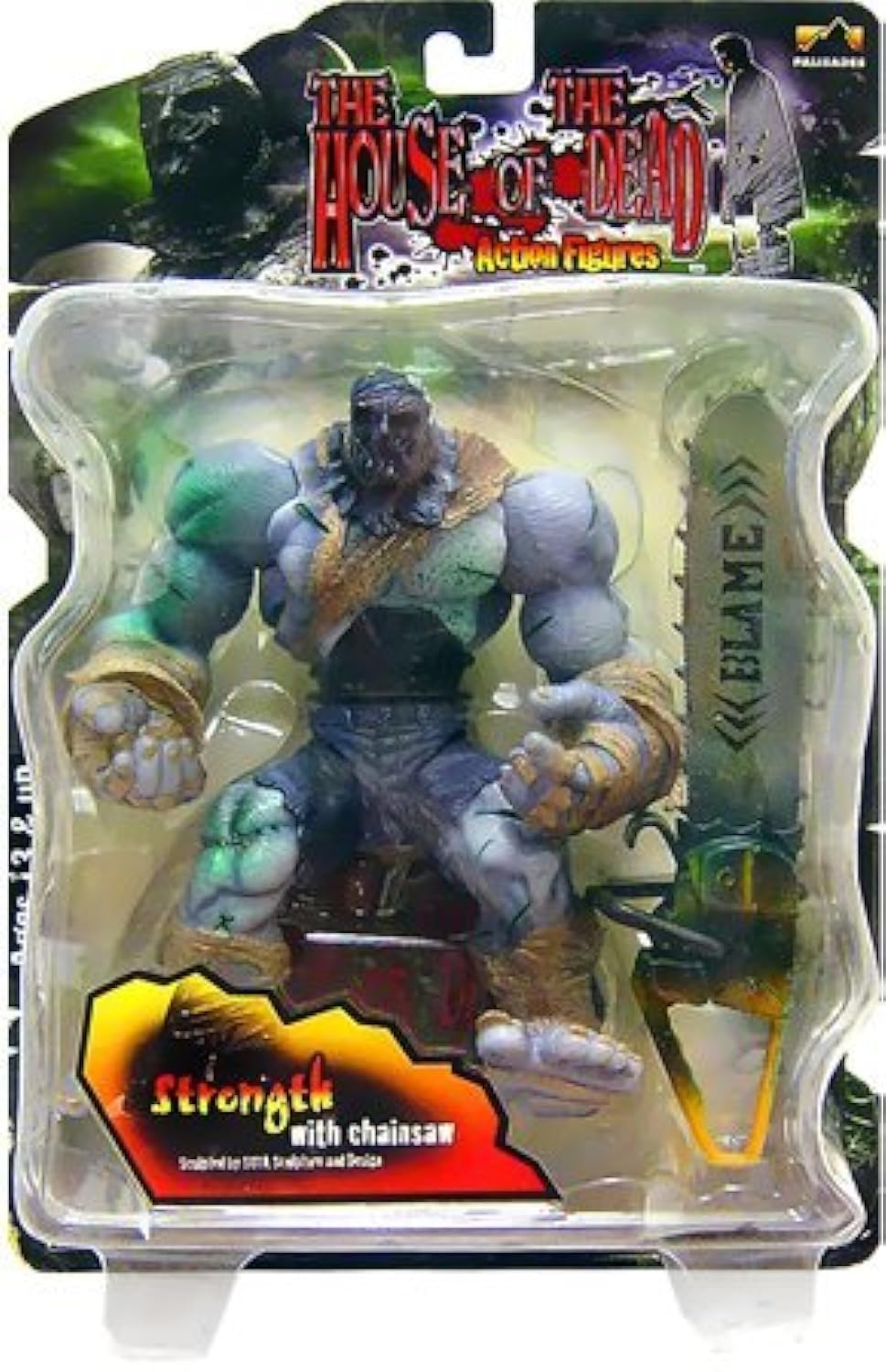 The House Of The Dead Palisades Toys Action Figure Strength With Chainsaw