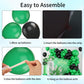 Green And Black Balloon Garland Kit, Black Balloon And Green Balloon, Dark Green Birthday Decorations With Dark Green Black Ball