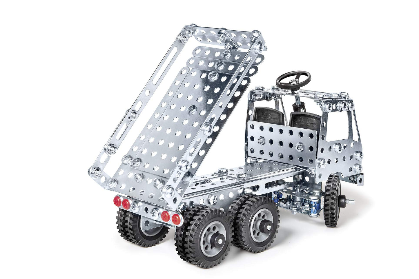 Eitech Classic Series Truck with Crane Construction Set and Educational Toy - 340 Pieces with Easy to Read Illustrated Instructi