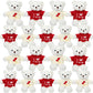 Hungdao 18 Pcs Valentines Day Bear Stuffed Animal Bear Plush Toys 10.83 Inch Soft Cute Animals for Girlfriend Birthday Wedding 