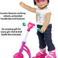 Click N' Play Doll Scooter & Helmet Set, Perfect For 18' Dolls