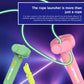 Glow in The Dark Loop Rope Launcher Propelled, Game Shooter String Toy, Luminous Toy, Handheld Novelty Fun Rope Pressure Reducer