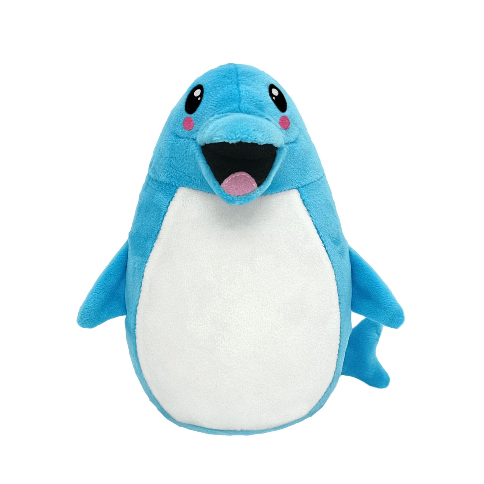PLUSHOLOGY Squishy Dolphin Stuffed Animal; Ultra Soft and Cuddly Plush Toy for Kids 3 Years Old to mature-themeds; Child-Safe Embroidered Eyes adds a Unique Aesthetic; (6 Tall)