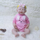 Aisite Full Silicone Baby Doll Girl With Drink And Pee - 18 Inch Realistic Reborn Baby Dolls Silicone Full Body Baby, Birthday Gifts For Girls And Boys Age 6+