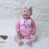 Aisite Full Silicone Baby Doll Girl With Drink And Pee - 18 Inch Realistic Reborn Baby Dolls Silicone Full Body Baby, Birthday Gifts For Girls And Boys Age 6+