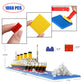Emeetlinn Titanic Model Micro Mini Blocks Set, 1860pcs, 3D Plastic Ship Model, DIY Gift for Adults and Kids, Model 66503