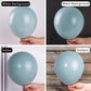 Partywoo Pale Aqua Balloons, 85 Pcs Boho Blue Balloons Different Sizes Pack Of 18 Inch 12 Inch 10 Inch 5 Inch Pale Blue Balloons For Balloon Garland Or Balloon Arch As Birthday Decorations, Blue-F28