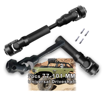 2pcs RC Drive Shaft 77-101mm for 1/10 SCX10,SCX10-II RTR,(77-101mm)