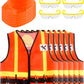 Puteraya 18 Pcs Kids Construction Worker Costume Include 6 Pcs Construction Vests 6 Pcs Construction Hats 6 Pcs Goggles for Care