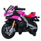Tcaraiwen 12V Kids Ride On Motorcycle, Electric Kids Moped, Battery Powered Motorcycle For 3-5 Years Old, Pink
