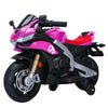 Tcaraiwen 12V Kids Ride On Motorcycle, Electric Kids Moped, Battery Powered Motorcycle For 3-5 Years Old, Pink