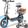 Caroma Peak 560W Electric Scooters For Adults, 14'' Tire,188Wh Battery, 15Miles Range, 20Mph Top Speed, Adjustable Electric Scoo