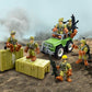 MQSTARSRISE Army Men Soldiers Toy Set  Army Men with  Military Playset with 2 Cases 1Truck 1Screwdriver Birthday Gift for Toddler Boys