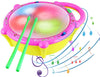 Creative Kids Musical Flash Drum With 3D Lights Music For Baby Toy For 2 3 4 Year Kid Boy Girl, Musical Sound Instrument Learnin