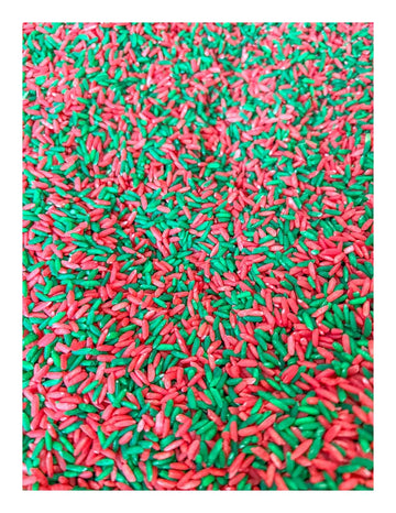 Sensory-N-Stuff Sensory Bin Filler For Sensory Table - Colored Rice For Sensory Play (Christmas Rg)